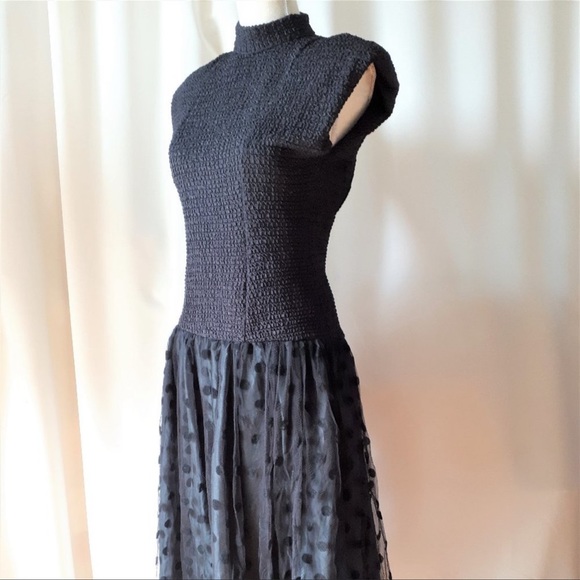 Vintage 1980s Joseph Ribkoff Open Back Dress Size 5 - Picture 3 of 7